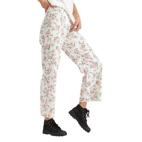 NEW Billabong  Cool Wip Floral Crop Back at It Wide-Leg Pants - Various Sizes - Picture 4 of 12